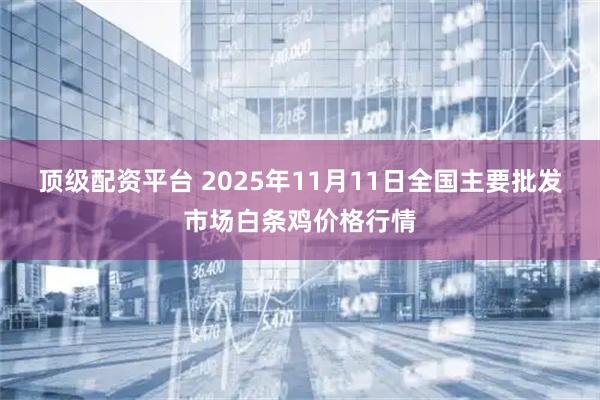 顶级配资平台 2025年11月11日全国主要批发市场白条鸡价格行情